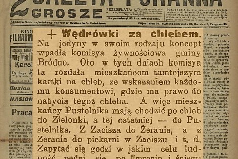 fot Wędrówki z Pustelnika za chlebem - 1917