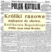 Królikarnia Rogulskiego w Strudze - 1918