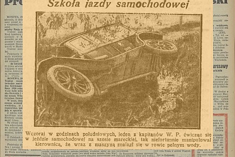 fot Szkoła jazdy samochodowej - 1926