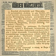 Komitet Obywatelski w Markach - 1915-1916