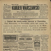 Magistrat warszawski - zakład w Pustelniku - 1928