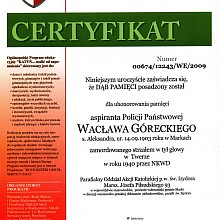 Wacław Górecki - zamordowany w Twerze