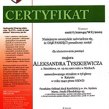 Aleksander Tyszkiewicz - zamordowany w Katyniu