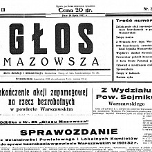 Komitet do spraw bezrobocia w Markach - 1932 r.