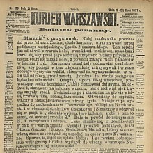 "Starania" o przystanek kolejki - 1897