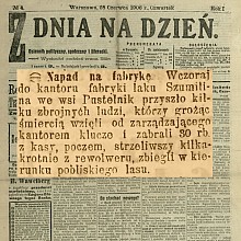 Napad na fabrykę w Pustelniku - 1906