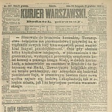 Belgowie i kolejka do Marek - 1890