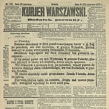 Piorun w Pustelniku - 1889