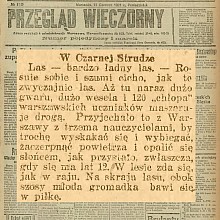 Wycieczka młodzieży i pan leśniczy - 1921