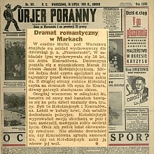 Dramat romantyczny w Markach - 1934
