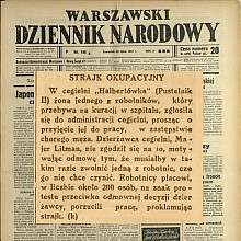 Strajk okupacyjny w cegielni ''Halberówka'' - 1937