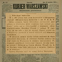 Fabrykant banknotów w Pustelniku - 1926