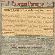Martwy kolos w Markach - 1930