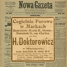 Cegielnie parowe Doktorowicza w Markach - 1913