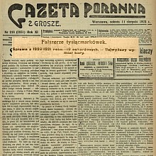 Fałszerze tysiącmarkówek przed sądem -1923