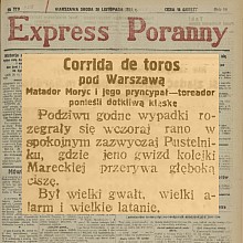 Corrida w Pustelniku - 1924