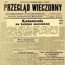 Katastrofa na kolejce mareckiej - 1930