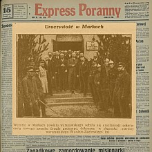 Poświęcenie nowego gmachu urzędu gminy - 1932