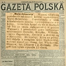Kolejka wąskotorowa Marki-Helenówka - 1900